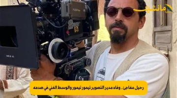 رحيل مفاجئ.. وفاة مدير التصوير تيمور تيمور والوسط الفني في صدمة